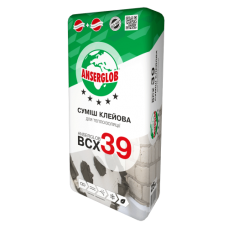 Клей для приклеивания теплоизоляции, 25 кг Ансерглоб ВСХ 39 (Anserglob BCX 39)